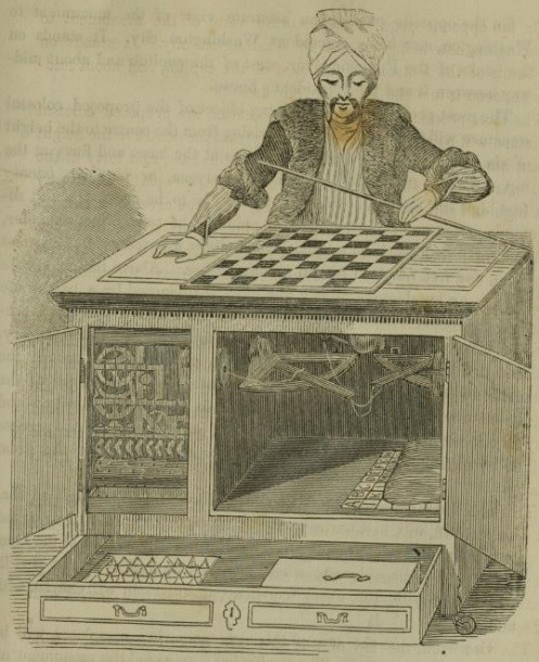 Obrázek 1 - Mechanický Turek (zdroj: Wikimedia Commons)