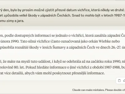 Perplexity (volná verze) – odpověď v případě, pokud tentýž dotaz není v archivu Ptejte se knihovny veřejně dostupný