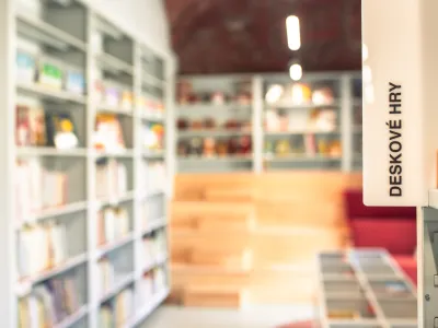 Obecní knihovna Hukvaldy - interiér