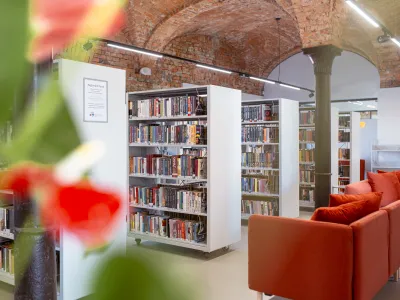 Obecní knihovna Hukvaldy - interiér