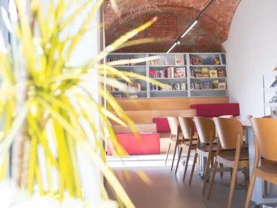 Obecní knihovna Hukvaldy - interiér