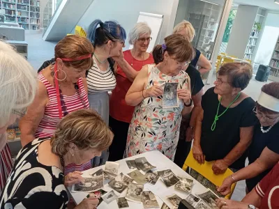 Reminiscenční terapie - fotografie z dětství