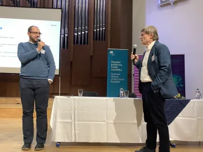 Regionální funkce knihoven 2025 v Pardubicích - Roman Hájek a Vít Richter