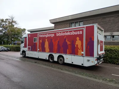 Městská knihovna Helsingborg - bibliobus