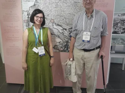 Eva Chodějovská a James Akerman