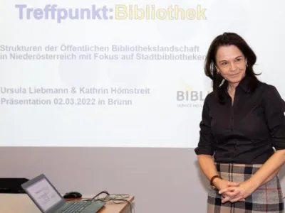 Ursula Liebmann, MA, Treffpunkt:Bibliothek Ursula Liebmann, MA, Treffpunkt:Bibliothek