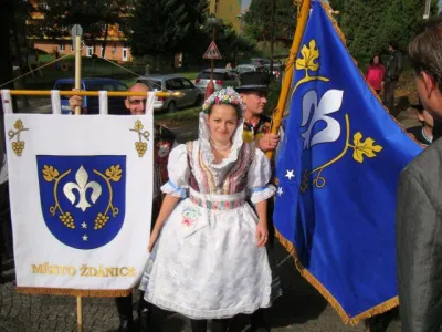 Prapor města Ždánice Prapor města Ždánice