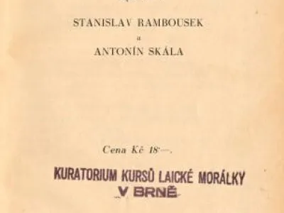 Sborník Výchova dorostu se studií S. Rambouska Dorost a veřejná knihovna.