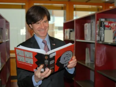 Velvyslanec USA v ČR - Andrew Shapiro, zdroj: archiv Amerického centra Praha a MZK