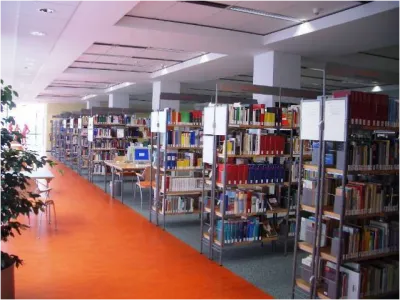 Chemnitz - provozní prostory knihovny Chemnitz - provozní prostory knihovny