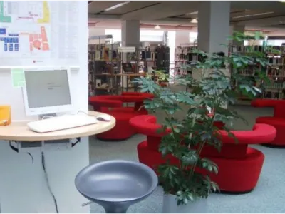 Chemnitz - provozní prostory knihovny Chemnitz - provozní prostory knihovny