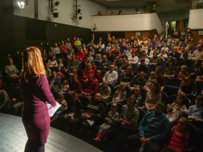 Slavnostní vyhlášení výsledků soutěže v Divadle Polárka Slavnostní vyhlášení výsledků soutěže v Divadle Polárka