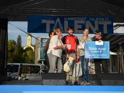 Knihovnický happening na Vsetíně Knihovnický happening na Vsetíně