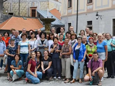 Společná fotografie účastníků Bohemistického semináře 2017