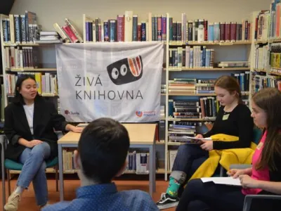 Živá knihovna v Masarykově veřejné knihovně Vsetín Živá knihovna v Masarykově veřejné knihovně Vsetín