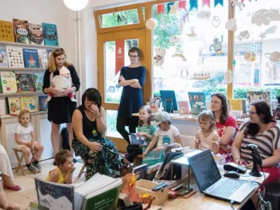 Knihkupectví Dlouhá punčocha, foto: Lenka Daňková, Tomáš Daněk