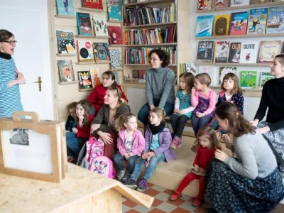 Knihkupectví Dlouhá punčocha, foto: Lenka Daňková, Tomáš Daněk