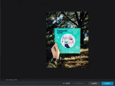 Program Pixlr - výsledek práce v programu