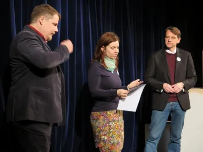 Slavnostní vyhlášení vítězů JMčte v Divadle Polárka