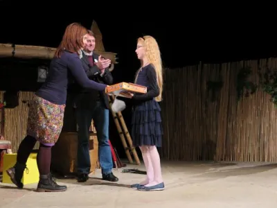 Slavnostní vyhlášení vítězů JMčte v Divadle Polárka