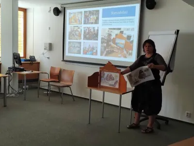 Mgr. Ilona Salajková z Městské knihovny Mikulov Mgr. Ilona Salajková z Městské knihovny Mikulov