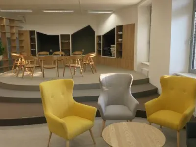 Studovna-čítárna Městské knihovny Kyjov, foto: Archiv knihovny Studovna-čítárna Městské knihovny Kyjov, foto: Archiv knihovny