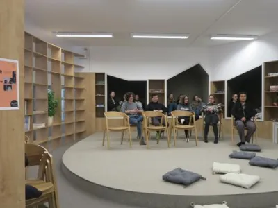 Studovna-čítárna Městské knihovny Kyjov, foto: Archiv knihovny Studovna-čítárna Městské knihovny Kyjov, foto: Archiv knihovny