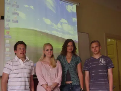 Účastníci První studentské knihovnické konference z 2. AK / Foto: Jana Kořínková