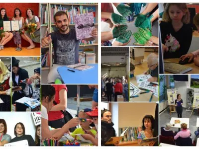 Masarykova veřejná knihovna Vsetín - koláž