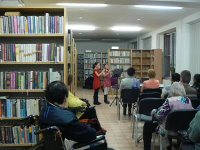 Koncert v knihovně - vystoupení Základní umělecké školy Arthura Nikische