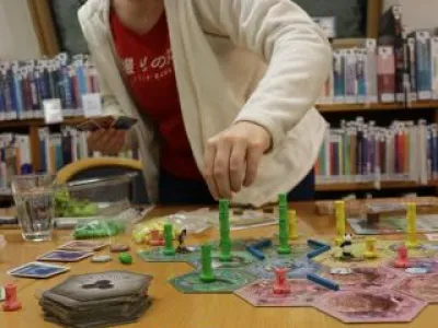 Noc deskových her v Městské knihovně Krnov