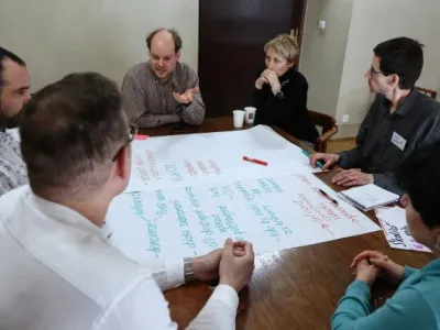 Setkání z cyklu Role knihoven v posilování digitální gramotnosti a digitálního začleňování, foto: Ondřej Besperát
