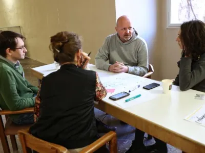 Setkání z cyklu Role knihoven v posilování digitální gramotnosti a digitálního začleňování, foto: Ondřej Besperát