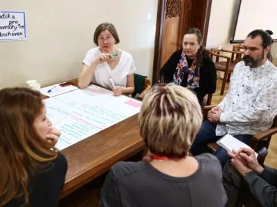 Setkání z cyklu Role knihoven v posilování digitální gramotnosti a digitálního začleňování, foto: Ondřej Besperát