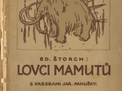 Obálka vydání z roku 1923, které ještě ilustroval Jaroslav Panuška. Zdroj Antikvariát Červený knír