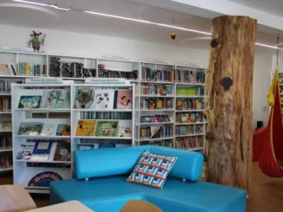 Interiér jedné z knihoven Interiér jedné z knihoven