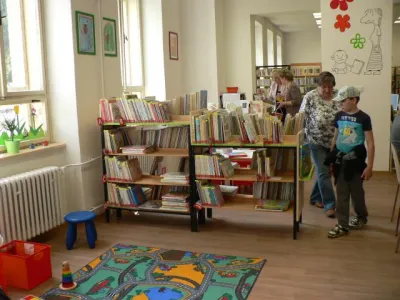 Interiér knihovny, foto: M. Švejcarová