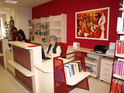 Výpůjční pult Výpůjční pult