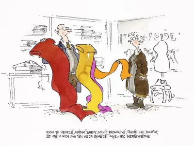 Kreslený humor Vladimíra Renčína