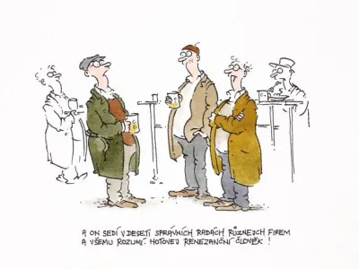 Kreslený humor Vladimíra Renčína