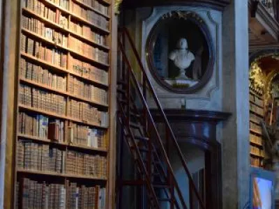 Rakouská národní knihovna - interiér, foto: Petra Dvořáková