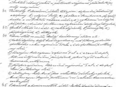 Stanovy čtenářského spolku Břetislav z roku 1898