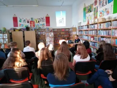 Beseda se spisovatelem Danem Polmanem