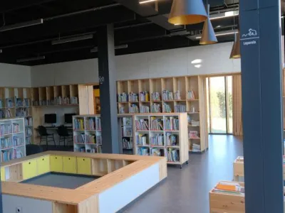 Přístavba: pohled do dětského oddělení - pro nejmladší čtenáře