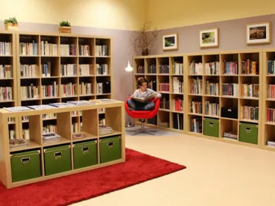 Knihovna Veselice - interiér Knihovna Veselice - interiér