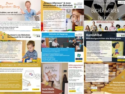 Leták, který slouží k propagaci vzdělávacích aktivit