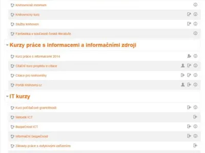 Portál kurzy.knihovna.cz - přehled kurzů