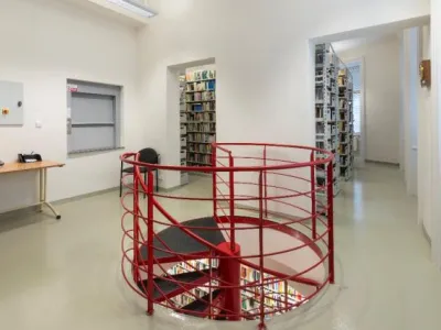 Sklad knih po rekonstrukci, foto Dagmar Pavlíková Sklad knih po rekonstrukci, foto Dagmar Pavlíková