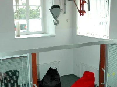 Jeřáb a vaky na sezení