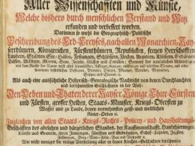 Exlibris Viléma Alexandra Balause. (KBOR, R-I.b.998) – Právník a bibliofil Vilém Alexandr Balaus (1711–1752) se během svého života snažil vybudovat velkou knihovnu pokrývající všechny vědní obory. Knihy na